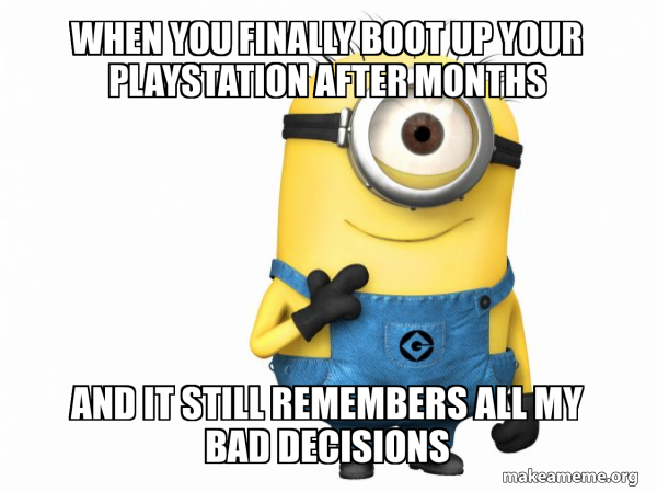 Thoughtful Minion  meme