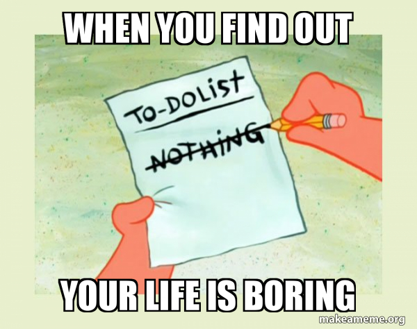 To Do List - Nothing meme