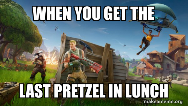 Fortnite Battle Royale game meme
