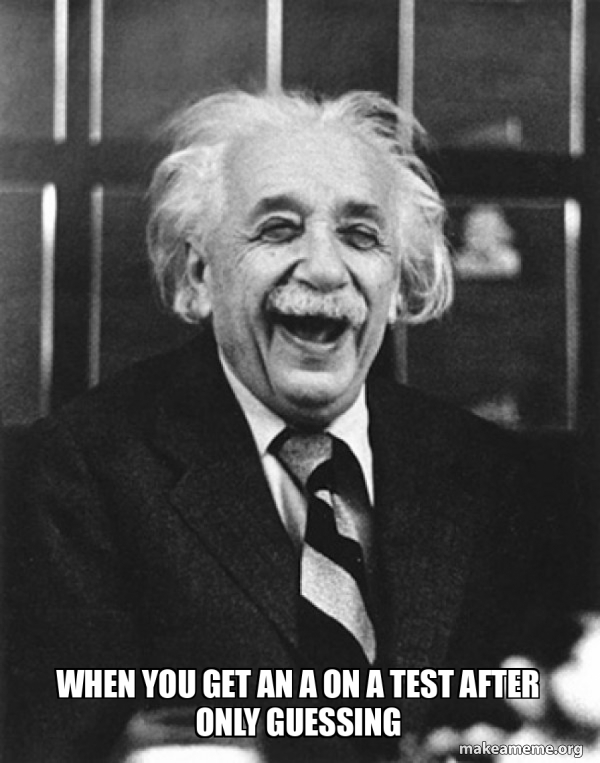 Laughing Albert Einstein meme