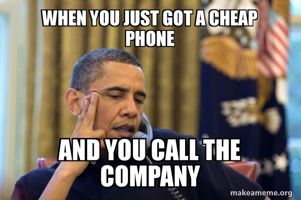 Obama Ordering a Pizza (on the phone) meme