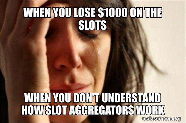 When you lose $1000 on the slots When you don't understand how slot ...