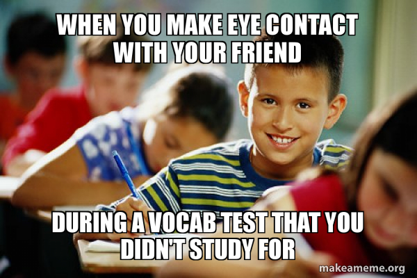 Scumbag Student meme