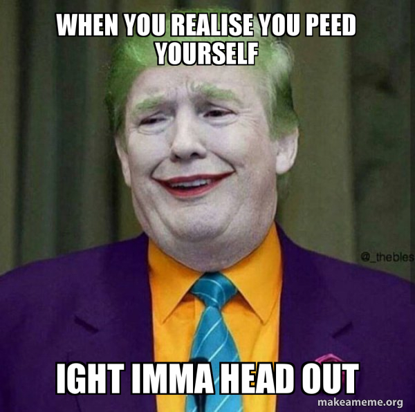 Donald Trump - The Joker meme