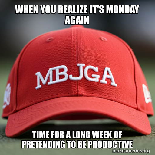 When you realize it's Monday again Time for a long week of pretending ...