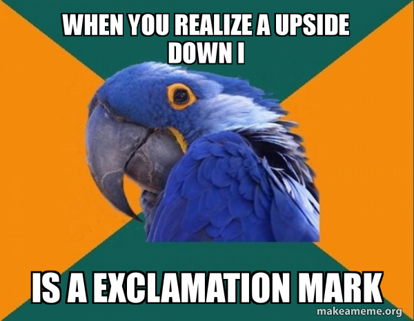 Paranoid Parrot meme