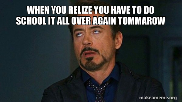 Tony Stark Eye Roll meme