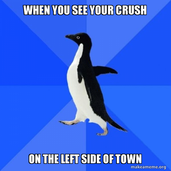 Socially Awkward Penguin meme