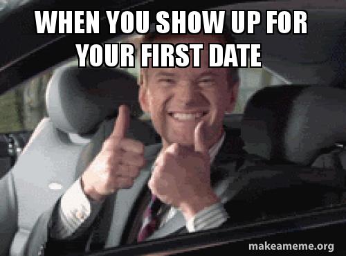 When You Show Up For Your First Date And She Has Hair Ties On