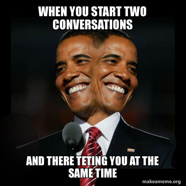 Two Faced Obama meme