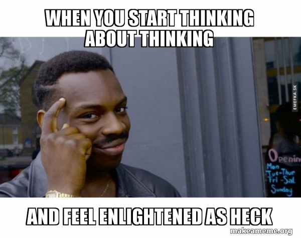 Roll Safe Black Guy Pointing at His Head meme