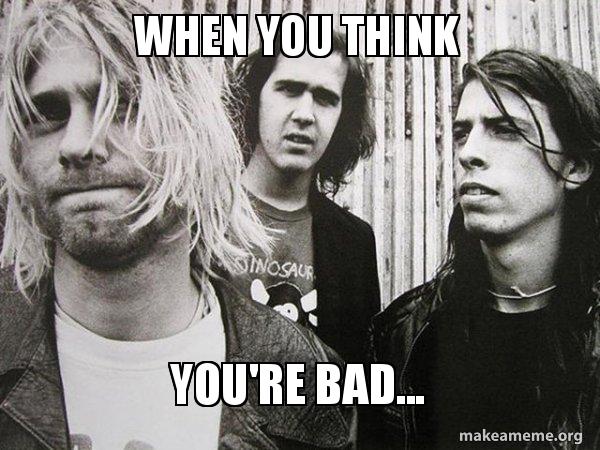 Nirvana are the 90's meme