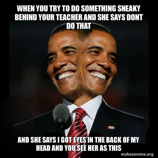 Two Faced Obama meme