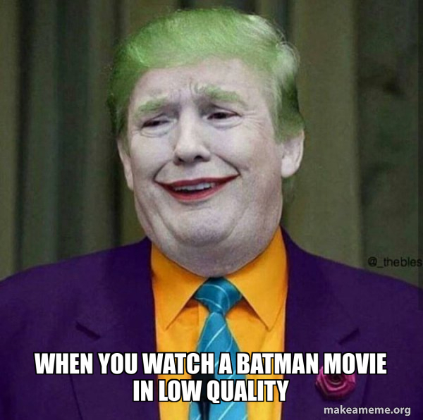 Donald Trump - The Joker meme