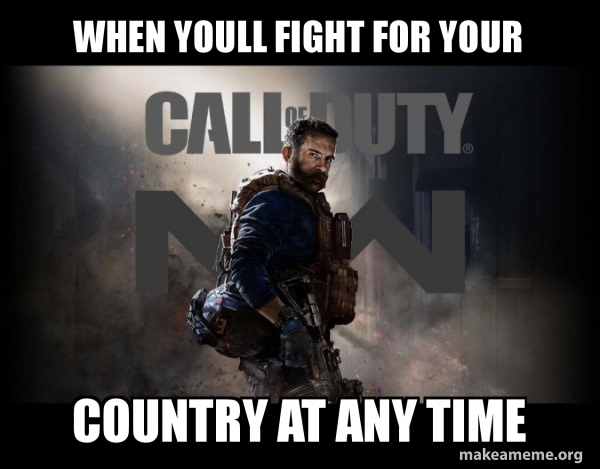 Call of Duty (COD) - Modern Warfare meme