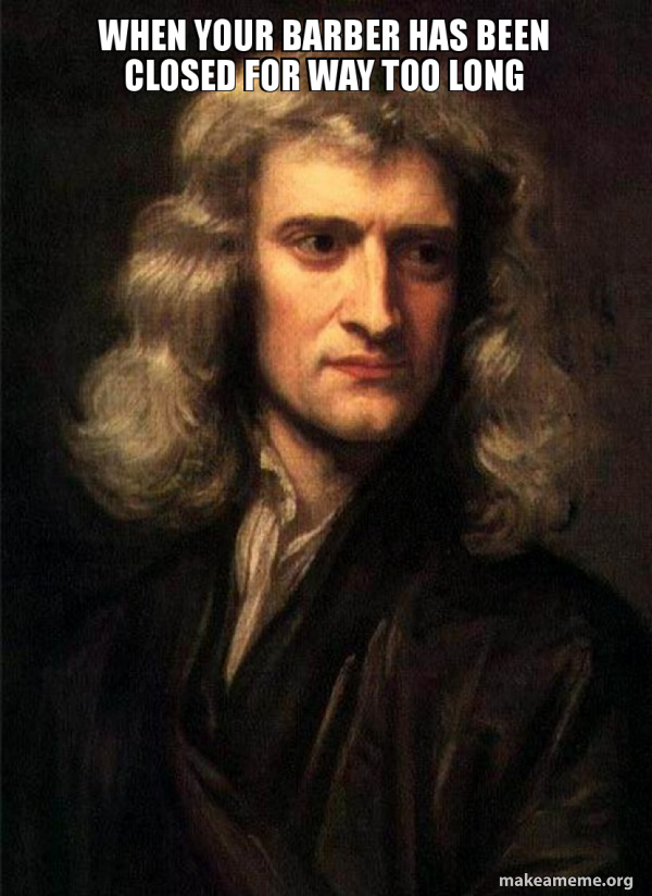 Sir Isaac Newton meme