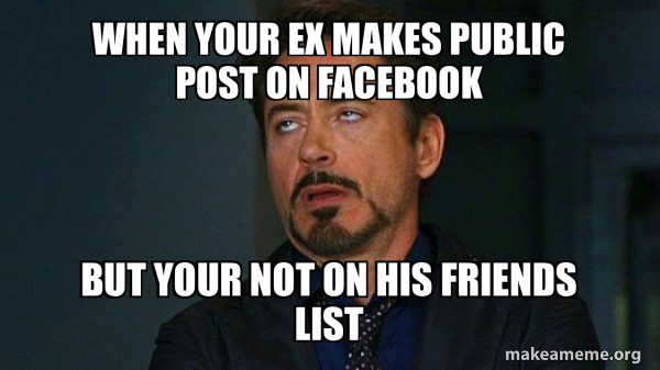 Tony Stark Eye Roll meme