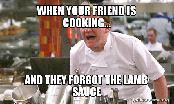 Gordon Ramsay Hell's Kitchen meme