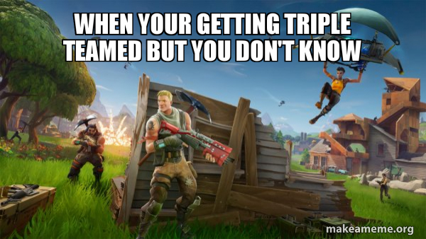 Fortnite Battle Royale game meme