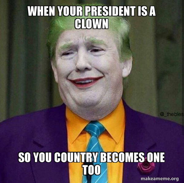 Donald Trump - The Joker meme