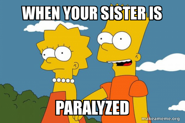 Bart and Lisa Chat meme