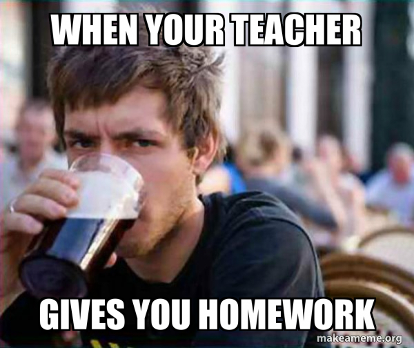 Lazy College Senior meme