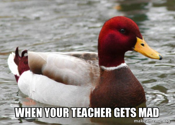 Malicious Advice Mallard meme