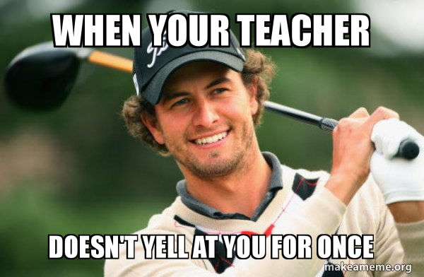 Adam Scott Golfer meme