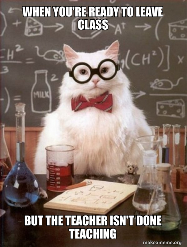 Chemistry Cat meme