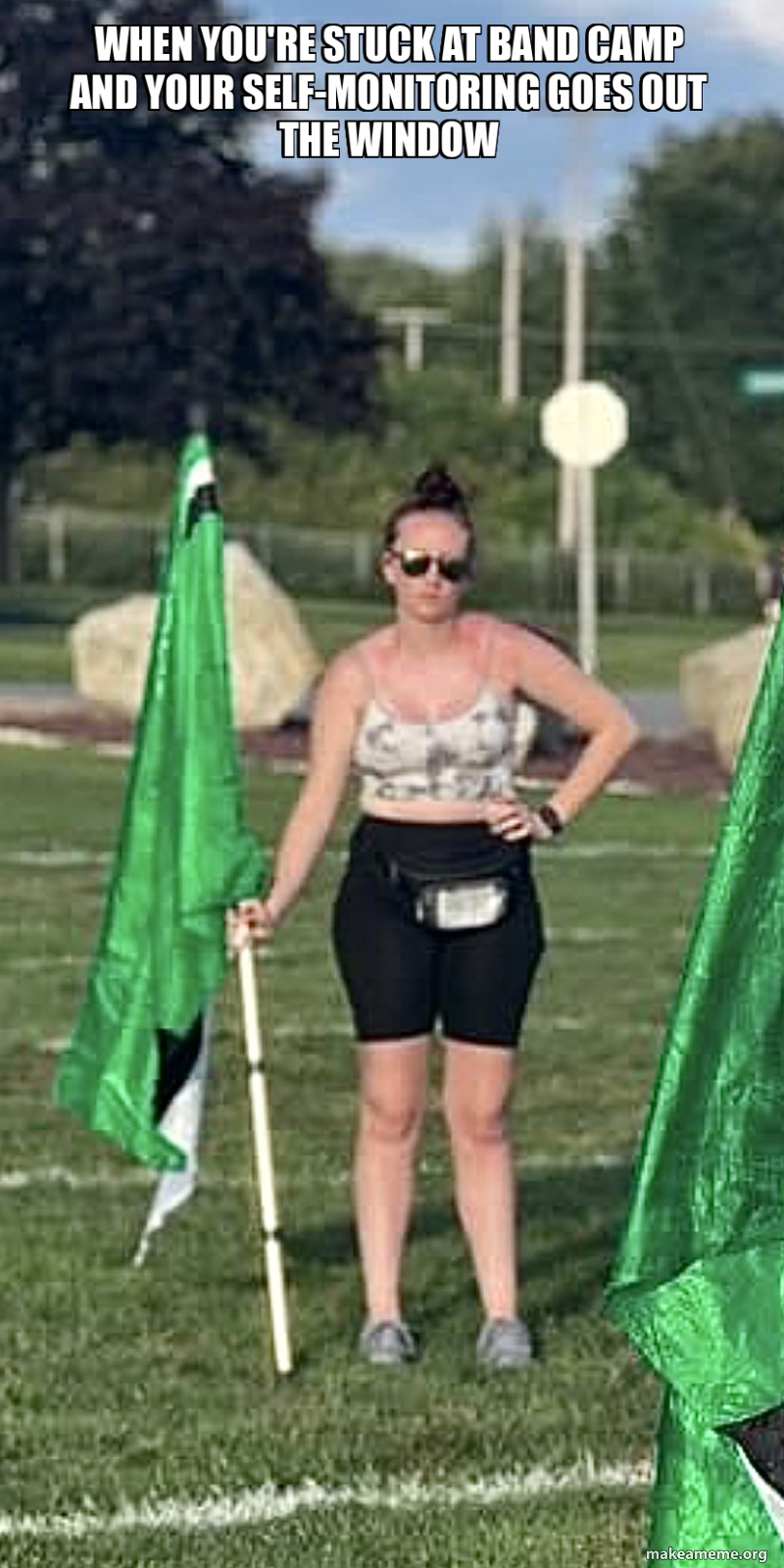 When you're stuck at band camp and your selfmonitoring goes out the