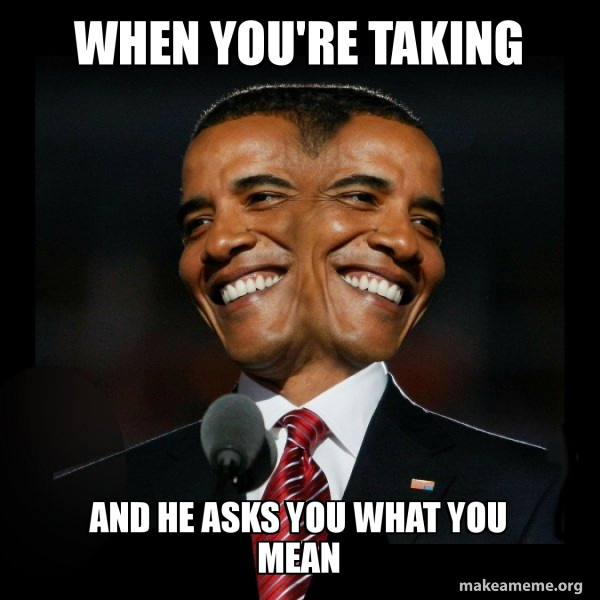 Two Faced Obama meme