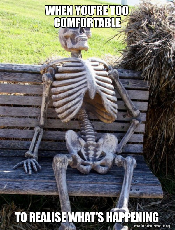 Waiting Skeleton meme