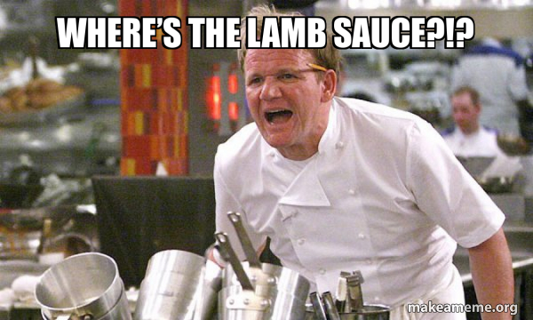 Gordon Ramsay Hell's Kitchen meme