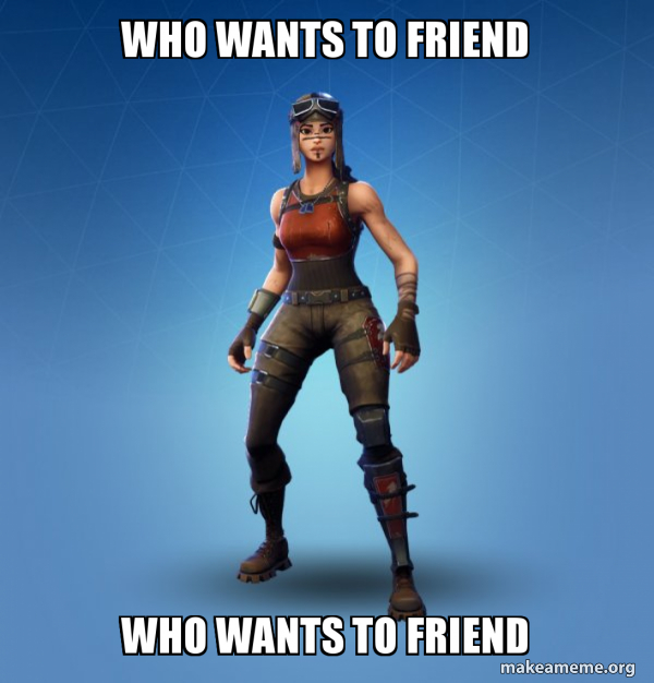 Renegade Raider Fortnite Skin meme