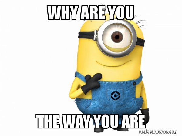 Thoughtful Minion meme