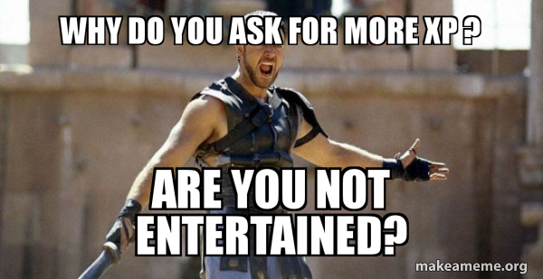 Gladiator (Are You Not Entertained?) meme