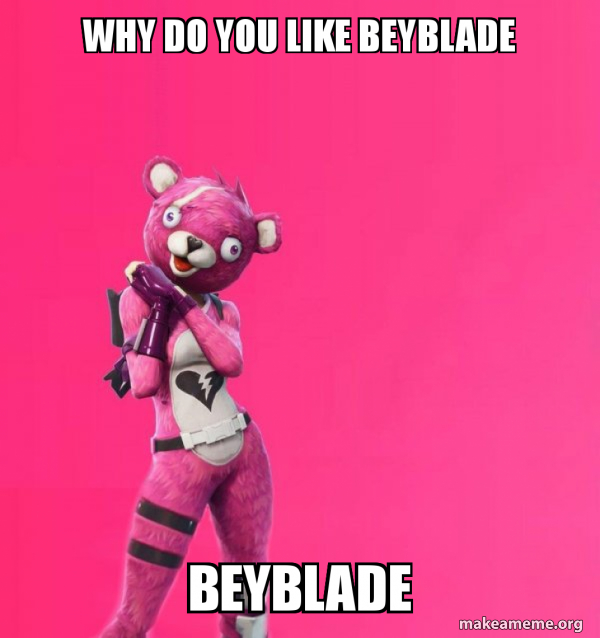 Creepy Bear Fortnite meme