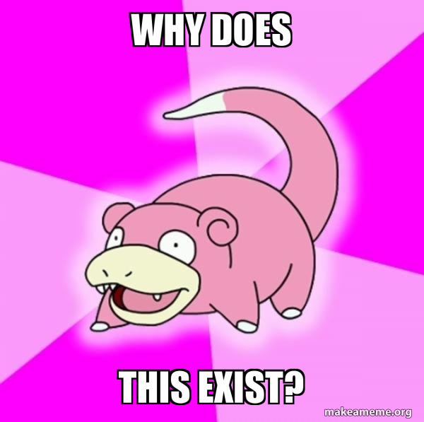 Slowpoke the Pokemon meme