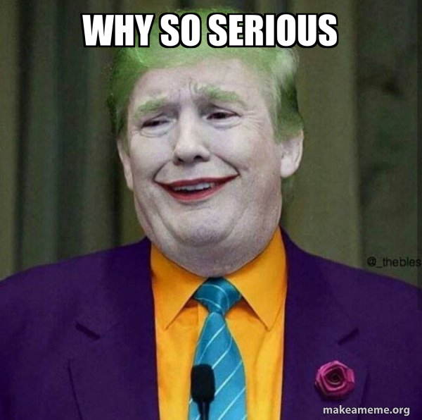 Donald Trump - The Joker meme