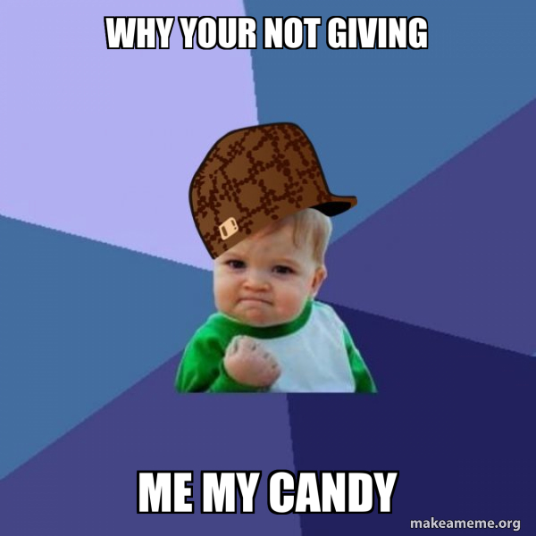 Scumbag Success Kid meme