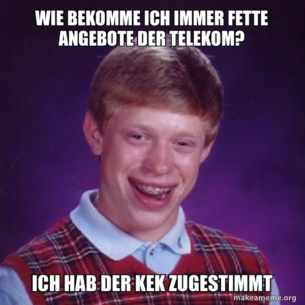 Bad Luck Brian meme