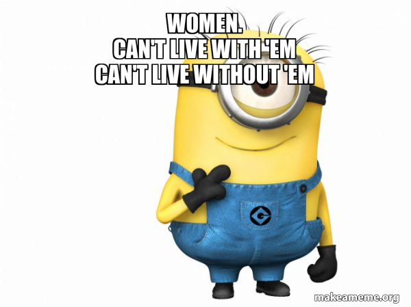 Thoughtful Minion meme