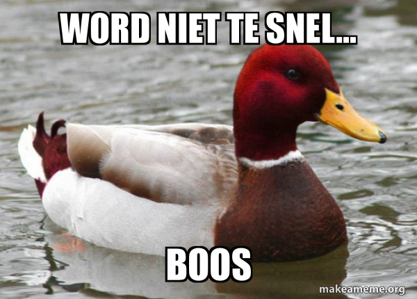 Malicious Advice Mallard meme