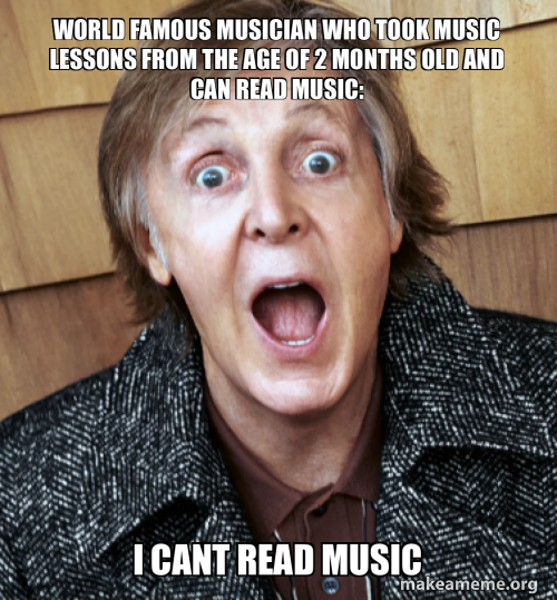 world famous musician who took music lessons from the age of 2 months ...