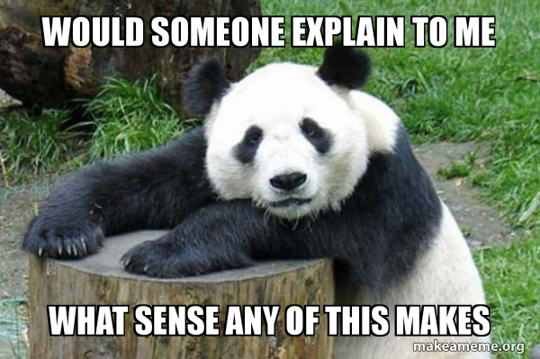 Confession Panda meme