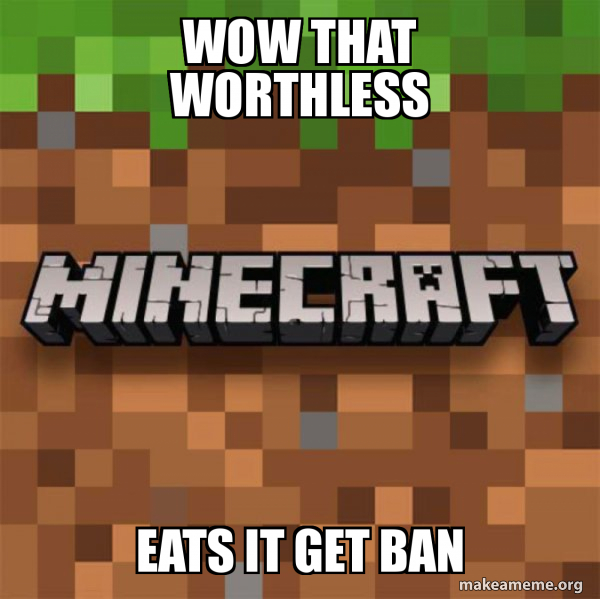 Minecraft meme