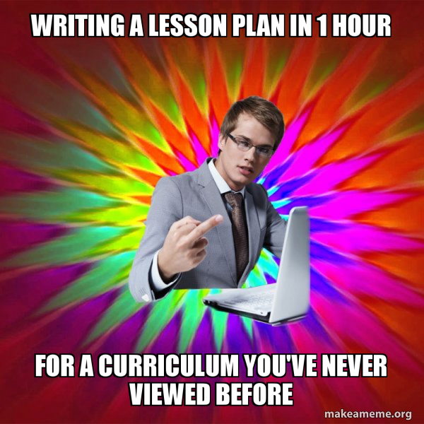 Lesson Plan Meme