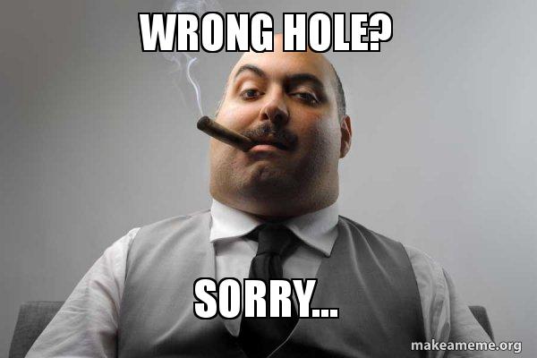 Sorry Wrong Hole Sorry Wrong Hole