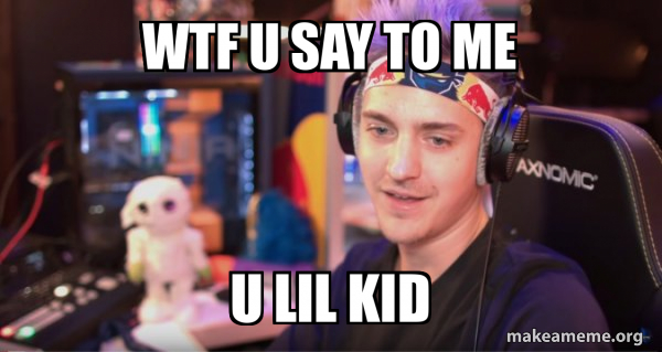 Ninja Tyler Blevins meme