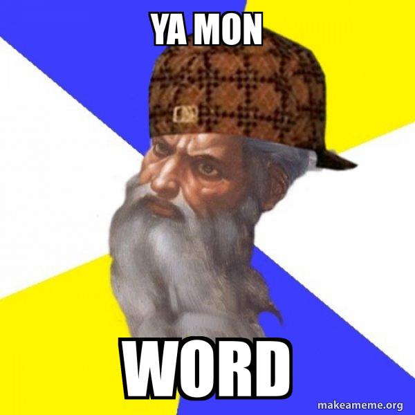 Scumbag Advice God meme